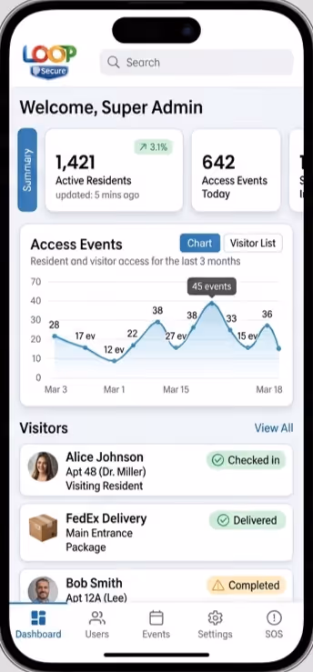Loop mobile app screenshot